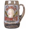 Marie Antoinette Handmade Havana Cigars, label under glass display mug