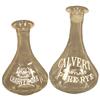 Image 1 : Two enamel liquor decanters