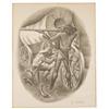 Image 1 : An Original Fletcher Martin (1904-1979) charcoal drawing