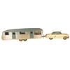 Image 1 : 1954 Toy Mercury Convertible and Travel Trailer
