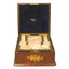 Image 1 : Gambler's Box with Complete Set of Mother-of-Pearl Tiffany Gambling Chips