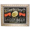 Image 1 : Schmidt Bro's Brew'g Co. Reverse Glass Advertising Sign