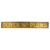 Rare Oliver Chilled Plow Wood Sand Advertising Sign. Late 1800's