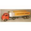 Smith Miller, Toy Truck, original, Tractor trailer w/wood sides