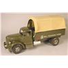 Smith Miller, Toy Truck, original, Bell Telephone System canvas covered wood stake bed truck