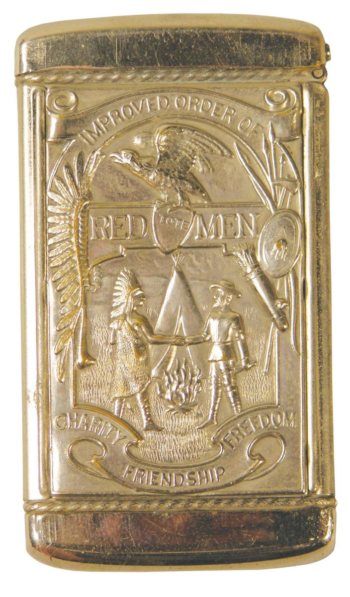 Nickel Plated Brass Match safe