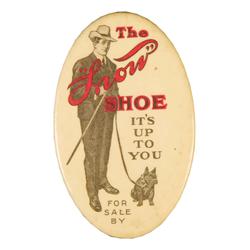Celluloid Pocket Mirror for the Snow Shoe