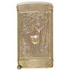 Image 1 : Match Safe, cigar tip cutter depicting an elk in the woods