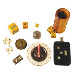 Lot of Ten Misc. Gambling Items