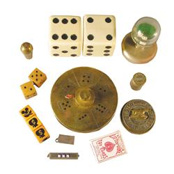 Lot of Eleven Misc. Gambling Items