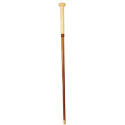 Large Ivory Handled and Tipped Cane