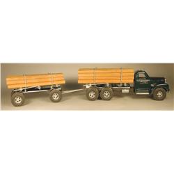 Smith Miller, Toy Truck, Green lumber truck with trailer