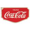 Image 1 : Trink Coca Cola Porcelain, Advertising    flange sign