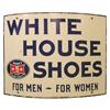 White House Shoes Porcelain Advertising Sign