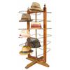 Clothing Store Hat Rack, wood and steel
