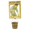 Image 1 : Dutch Boy Paint, Tin Die Cut Advertising String Holder