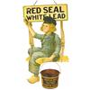 Image 1 : Dutch Boy Paint, Tin Die Cut Advertising String Holder