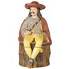 Tobacco Jar, Spanish explorer, ceramic