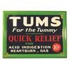 Image 1 : Tums Self Framed Porcelain Advertising Sign