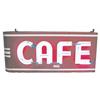 Image 1 : Café Neon Porcelain, Can, Advertising Sign