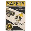 Image 1 : Safety Cadettes of America Porcelain Advertising Sign