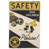 Image 1 : Safety Cadettes of America Porcelain Advertising Sign