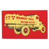 Image 1 : Pankey Oils Tin Advertising Sign, 1927