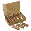 Image 1 : Very early box of 31 Dominoes