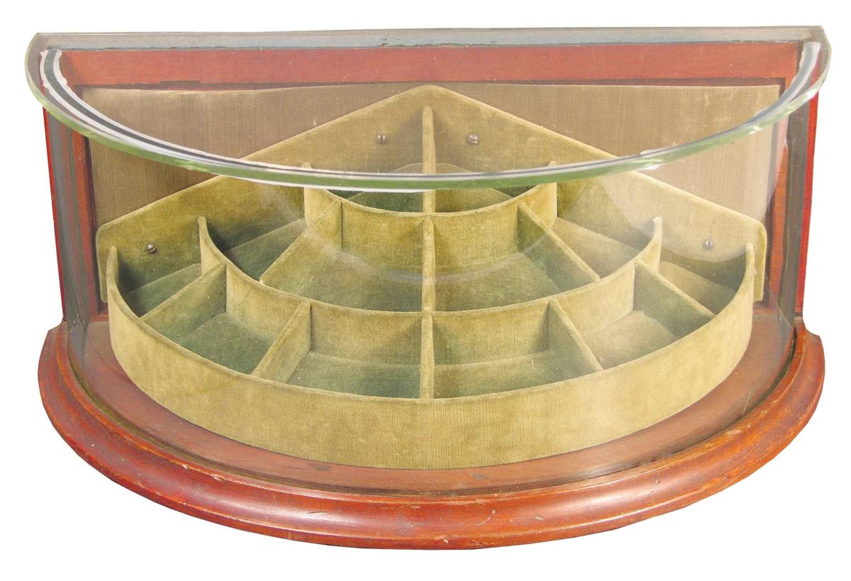 Store Collar Button Display Case