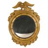 Image 1 : Eagle Gold Leaf Frame Security Mirror