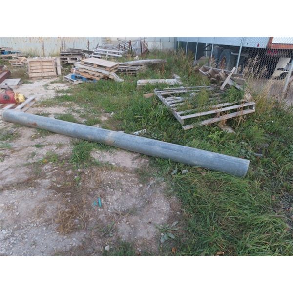 162" Long 9" Wide Metal Pipe