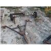 Image 1 : Tow Bar, Ball Hitch System, Trailer Axle with Springs + Tires 4.80-8