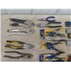 Image 2 : Huge Lot - 34 Pc Hand Tools; Stanley Screwdrivers Irwin Pliers, Vice Grips, Levels
