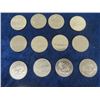 Image 2 : 12 Canadian $1 Coins - 1969 + Up , 10 Canadian 50 Cent Coins - 1969 + Up