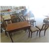 Image 1 : Dining Table/Stand Combo 20" x 30" x 38"  fully Extended with leaves 30" X 38"x 64"  & 4 Chairs - so