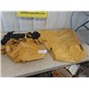 Image 1 : Deer Hide Leather Pieces & Started Vest Project