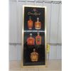 Image 1 : Crown Royal Plexi Glass Sign with Metal Frame 24" x 60"