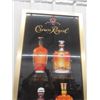 Image 2 : Crown Royal Plexi Glass Sign with Metal Frame 24" x 60"