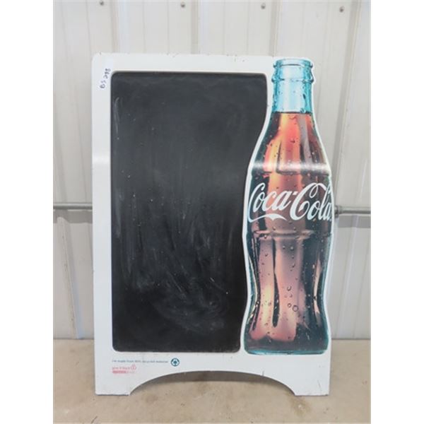 Coca-Cola 2 Sided Sidewalk Menu Board 27.5"x 39"