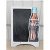 Image 1 : Coca-Cola 2 Sided Sidewalk Menu Board 27.5"x 39"