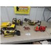 Image 1 : 5 Tonka Metal Toys; Dozers, Trucks, Airplane