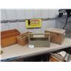Image 1 : 3 Wooden Crates & 1 Carpentry Tool Box