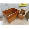 Image 2 : 3 Wooden Crates & 1 Carpentry Tool Box