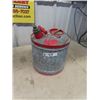 Image 2 : Galvanized Tub with Handle, Metal Gas Can, Glass, Jug/Wine Carboy