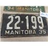 Image 2 : 2 MB License Plates; 1934 + 1935