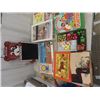 Image 2 : 9 Puzzles, 3 Games, Chalkboard - some items Vintage