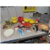 Image 1 : New Old Stock Waffle Maker, Tupperware Cannister, Mr. Kool-Aid Pitcher plus more