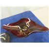 Image 2 : 2 Blown Glass Center Pieces; 1) 16" Long, 1) 15" Long