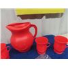 Image 2 : Kool-Aid Pitcher + Glasses plus Utensils