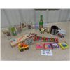 Image 1 : Mugs with Cartoons, Star War Cups, 7Up Bottle some Toys